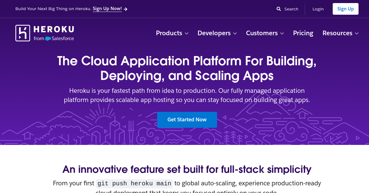 Aperçu de Heroku