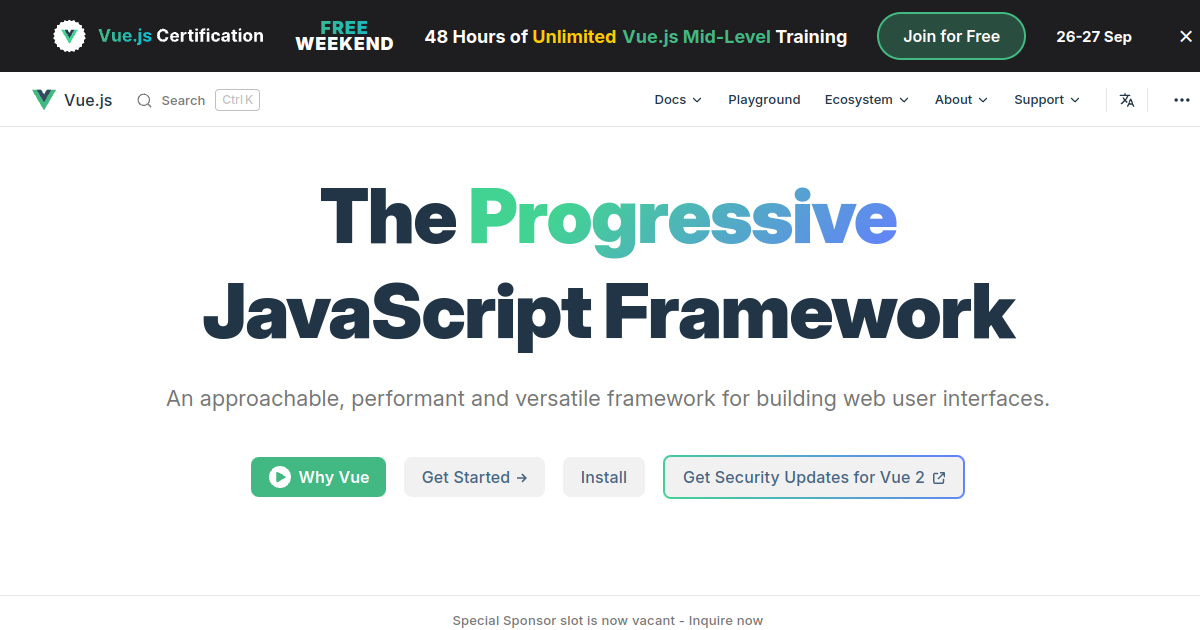Aperçu de Vue.js