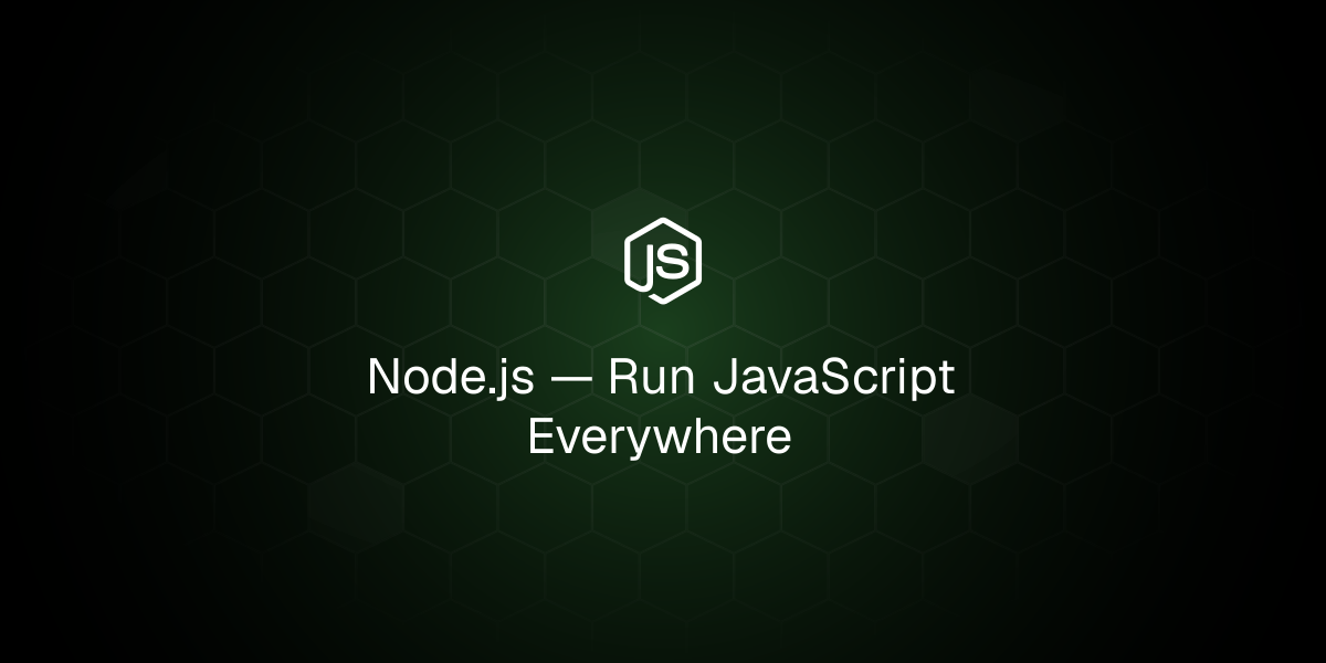 Aperçu de Node.js