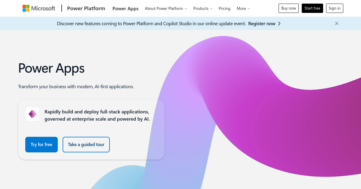Aperçu de Microsoft PowerApps
