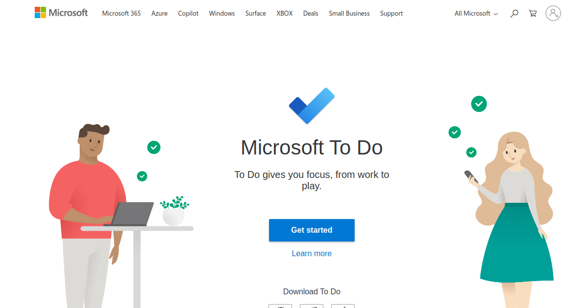 Aperçu de Microsoft To Do