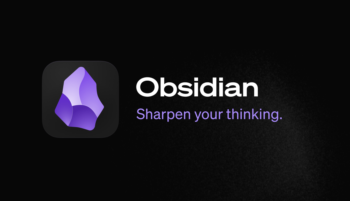 Visuel officiel d’Obsidian — source : obsidian.md.