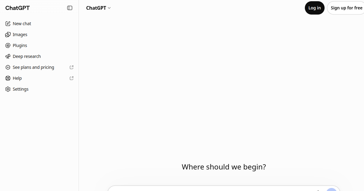 Aperçu de ChatGPT